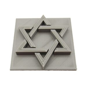 Hanukkah Star of David Mug Clay Stamp for handbuild pottery